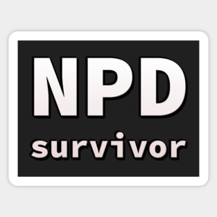 NPD (narcissistic personality disorder) survivor Sticker